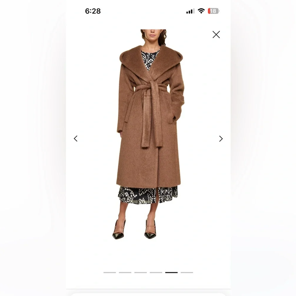 MAX MARA EGERIA AUTHENTIC COAT MADE IN ITALY Size 6 Fits 8/10 - Picture 3 of 11